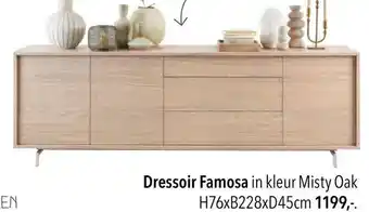 Pronto wonen Dressoir Famosa i aanbieding