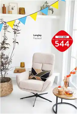 Profijt Meubel Langley Fauteuil aanbieding