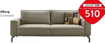 Profijt Meubel Alburg 3-zitsbank aanbieding
