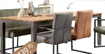 Pronto wonen Eettafel Mesola in Mango hout aanbieding