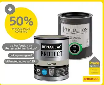 Praxis Perfection en Renaulac binnenlakken aanbieding