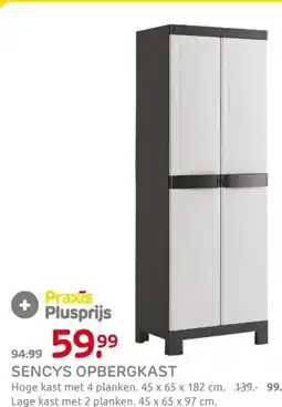 Praxis SENCYS OPBERGKAST aanbieding