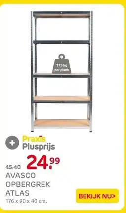 Praxis AVASCO OPBERGREK ATLAS aanbieding