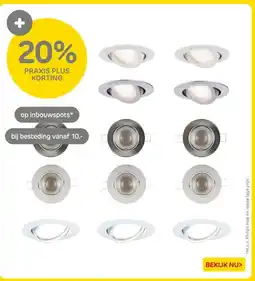 Praxis inbouwspots aanbieding