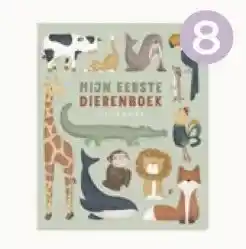 Prenatal Little Dutch mijn eerste dierenboek Mintgreen aanbieding