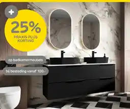 Praxis badkamermeubels aanbieding