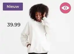Prenatal Prénatal zwangerschapssweater lange mouwen effen wit aanbieding