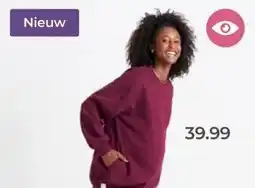 Prenatal Prénatal zwangerschapssweater lange mouwen effen paars aanbieding