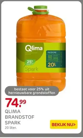 Praxis QLIMA BRANDSTOF SPARK aanbieding