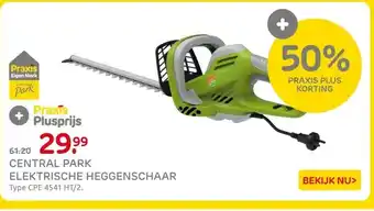 Praxis CENTRAL PARK ELEKTRISCHE HEGGENSCHAAR aanbieding