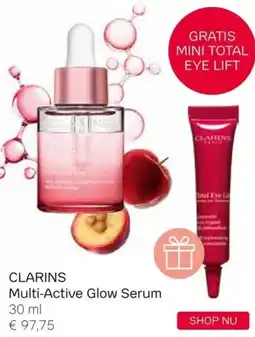 Pour Vous Clarins Multi-Active Glow Serum aanbieding