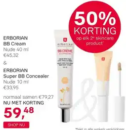 Pour Vous Erborian BB Cream en Super BB Concealer aanbieding