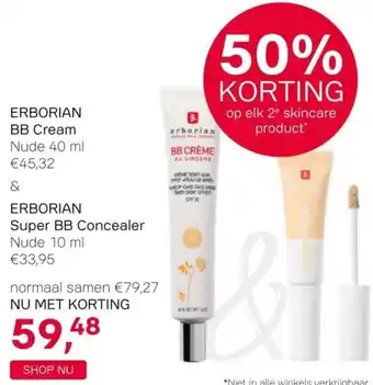 Pour Vous Erborian BB Cream en Super BB Concealer aanbieding