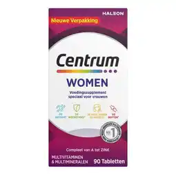 Plein.nl gratis verzending: Centrum Woman Multivitaminen 90 aanbieding