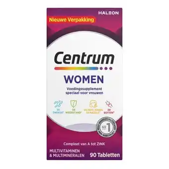 Plein.nl gratis verzending: Centrum Woman Multivitaminen 90 aanbieding