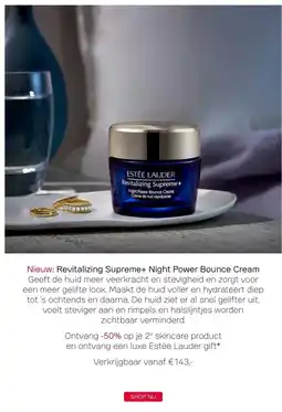 Pour Vous Revitalizing Supreme+ Night Power Bounce Cream aanbieding