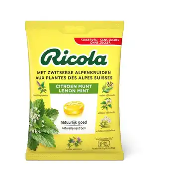 Plein.nl 12x Ricola Keelpastilles Citroen aanbieding