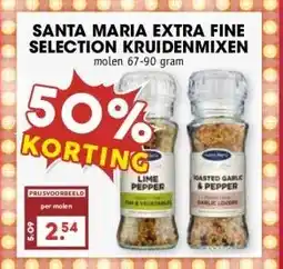 MCD Supermarkt SANTA MARIA EXTRA FINE SELECTION KRUIDENMIXEN aanbieding