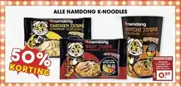 MCD Supermarkt ALLE NAMDONG K-NOODLES aanbieding