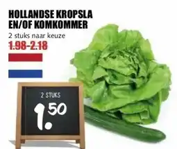 MCD Supermarkt HOLLANDSE KROPSLA EN/OF KOMKOMMER aanbieding