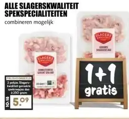 MCD Supermarkt ALLE SLAGERSKWALITEIT SPEKSPECIALITEITEN aanbieding