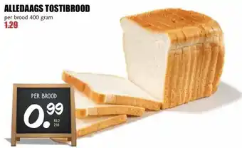 MCD Supermarkt ALLEDAAGS TOSTIBROOD aanbieding