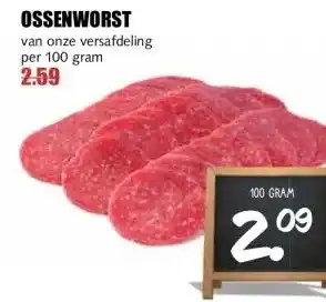 MCD Supermarkt OSSENWORST aanbieding