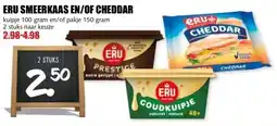 MCD Supermarkt ERU SMEERKAAS EN/OF CHEDDAR aanbieding