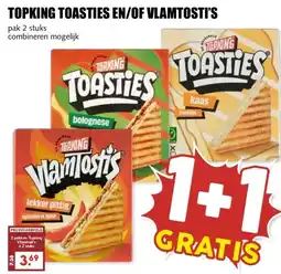 MCD Supermarkt TOPKING TOASTIES EN/OF VLAMTOSTI'S aanbieding