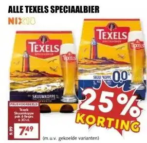 MCD Supermarkt ALLE TEXELS SPECIAALBIER aanbieding
