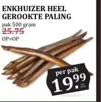 MCD Supermarkt ENKHUIZER HEEL GEROOKTE PALING aanbieding