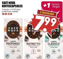 MCD Supermarkt CAFÉ NOVA KOFFIECAPSULES aanbieding