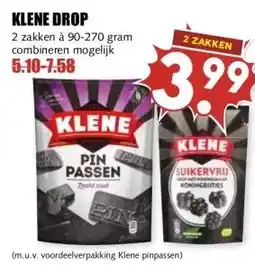 MCD Supermarkt KLENE DROP aanbieding