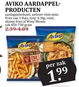 MCD Supermarkt AVIKO AARDAPPEL- PRODUCTEN aanbieding