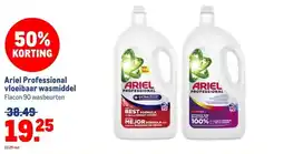 Makro Ariel Professional vloeibaar wasmiddel aanbieding