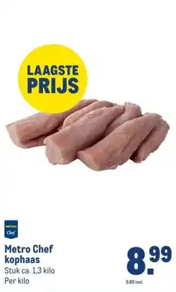 Makro Metro Chef kophaas aanbieding