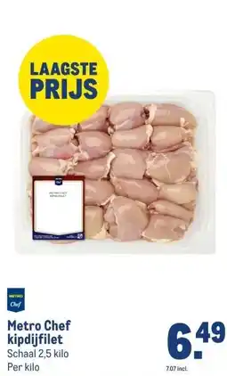 Makro Metro Chef kipdijfilet aanbieding