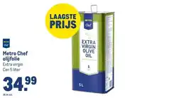 Makro Metro Chef olijfolie aanbieding