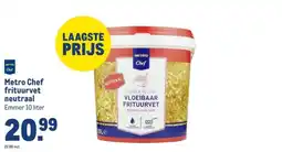 Makro Metro Chef frituurvet neutraal aanbieding