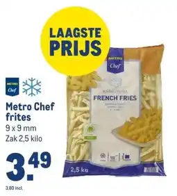 Makro Metro Chef frites aanbieding