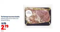 Makro Varkensprocureursteaks aanbieding