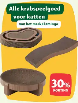 Maxi Zoo Alle krabspeelgoed voor katten van het merk Flamingo aanbieding