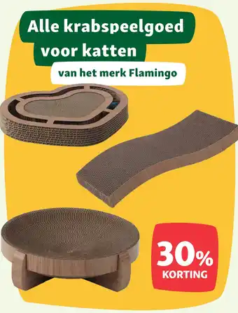 Maxi Zoo Alle krabspeelgoed voor katten van het merk Flamingo aanbieding