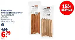 Makro Home Made hotdogs of Frankfurter aanbieding