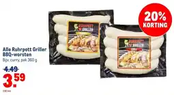 Makro Alle Ruhrpott Griller BBQ-worsten aanbieding
