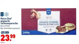 Makro Metro Chef gegaarde varkensspareribs aanbieding