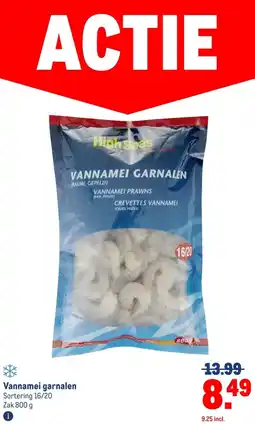 Makro Vannamei garnalen aanbieding