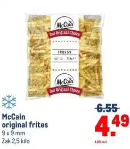 Makro McCain original frites aanbieding