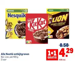 Makro Alle Nestlé ontbijtgranen aanbieding