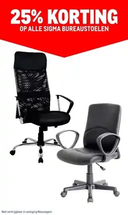 Makro OP ALLE SIGMA BUREAUSTOELEN aanbieding